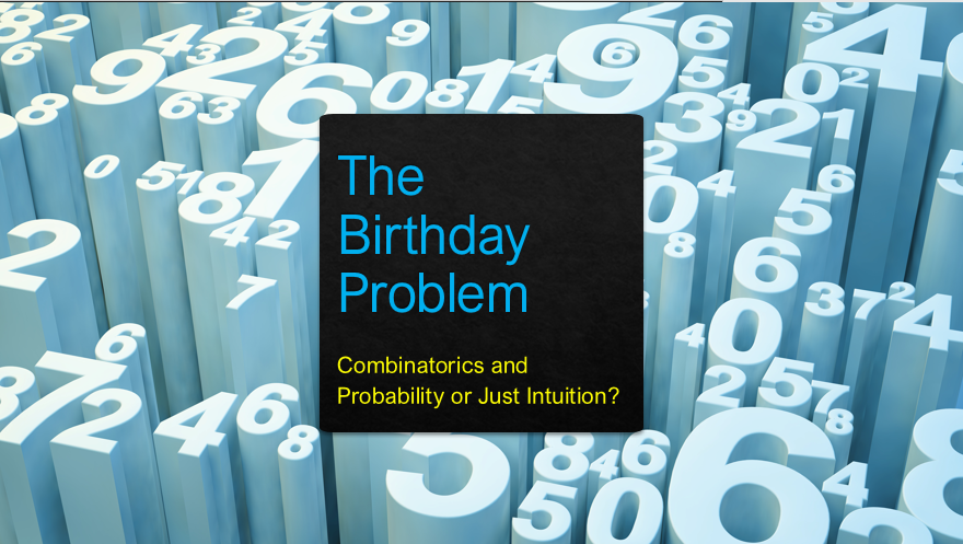 Combinatorics and Probability or Just Intuition? The Birthday Problem